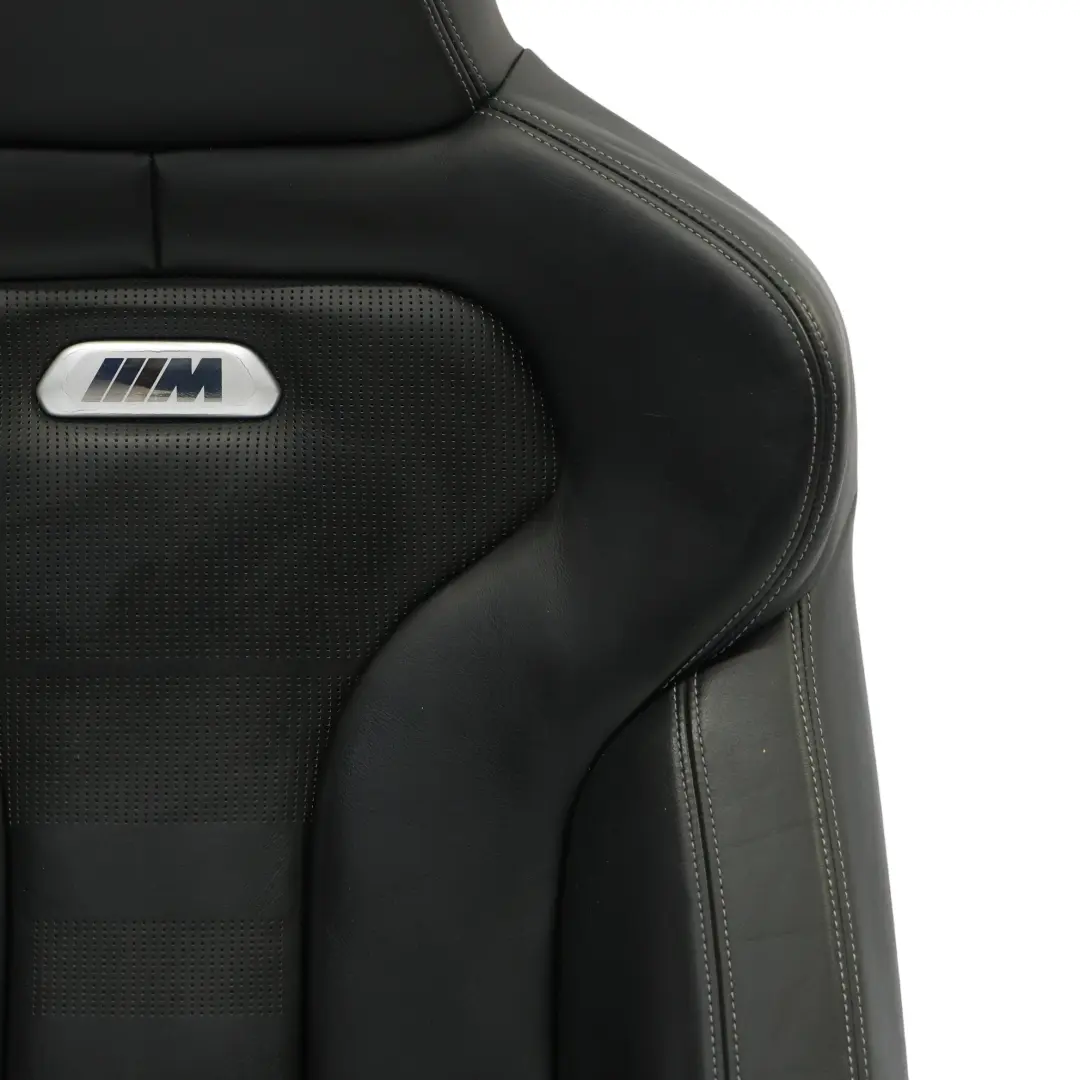BMW F82 M4 M Sportsitz Beheizte Rückenlehne Vorne Rechts Leder Merino Schwarz - SKU 8058276 - Teilenummer 8058276