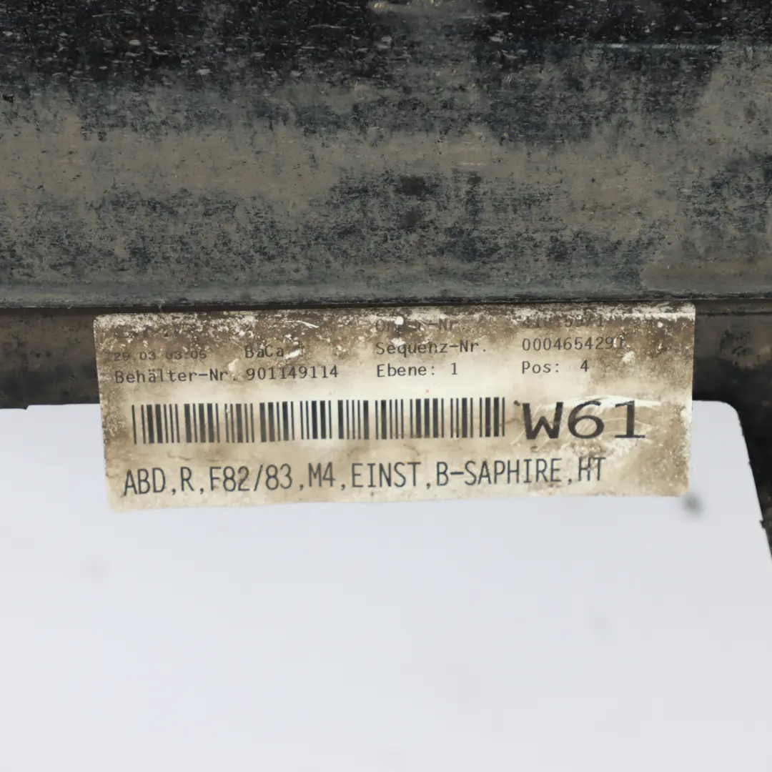 Sill Strip Side Skirt Right O/S Black Sapphire Metallic - B68 to BMW F82 F83 M4 with Part number 8059628 BMW F82 F83 M4 Sill Strip Side Skirt Right O/S Black Sapphire Metallic - B68 - SKU 8059628-BS - Part number 8059628