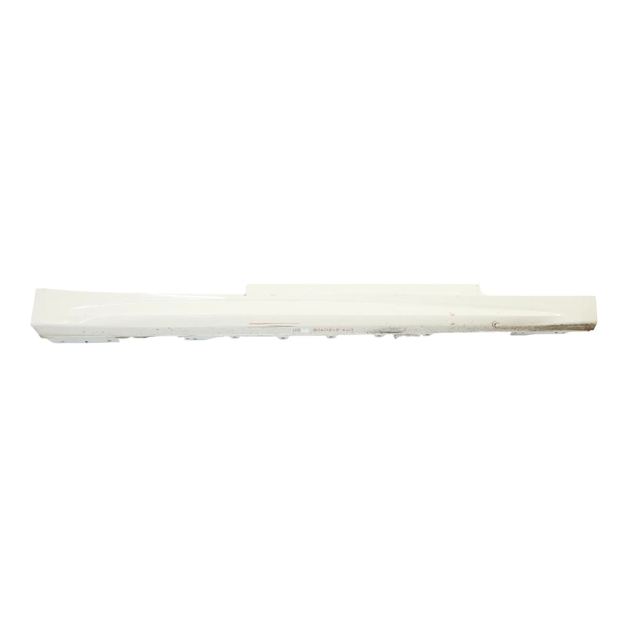 BMW F32 F33 Side Skirt M Sport Sill Strip Right O/S Alpinweiss White - 300