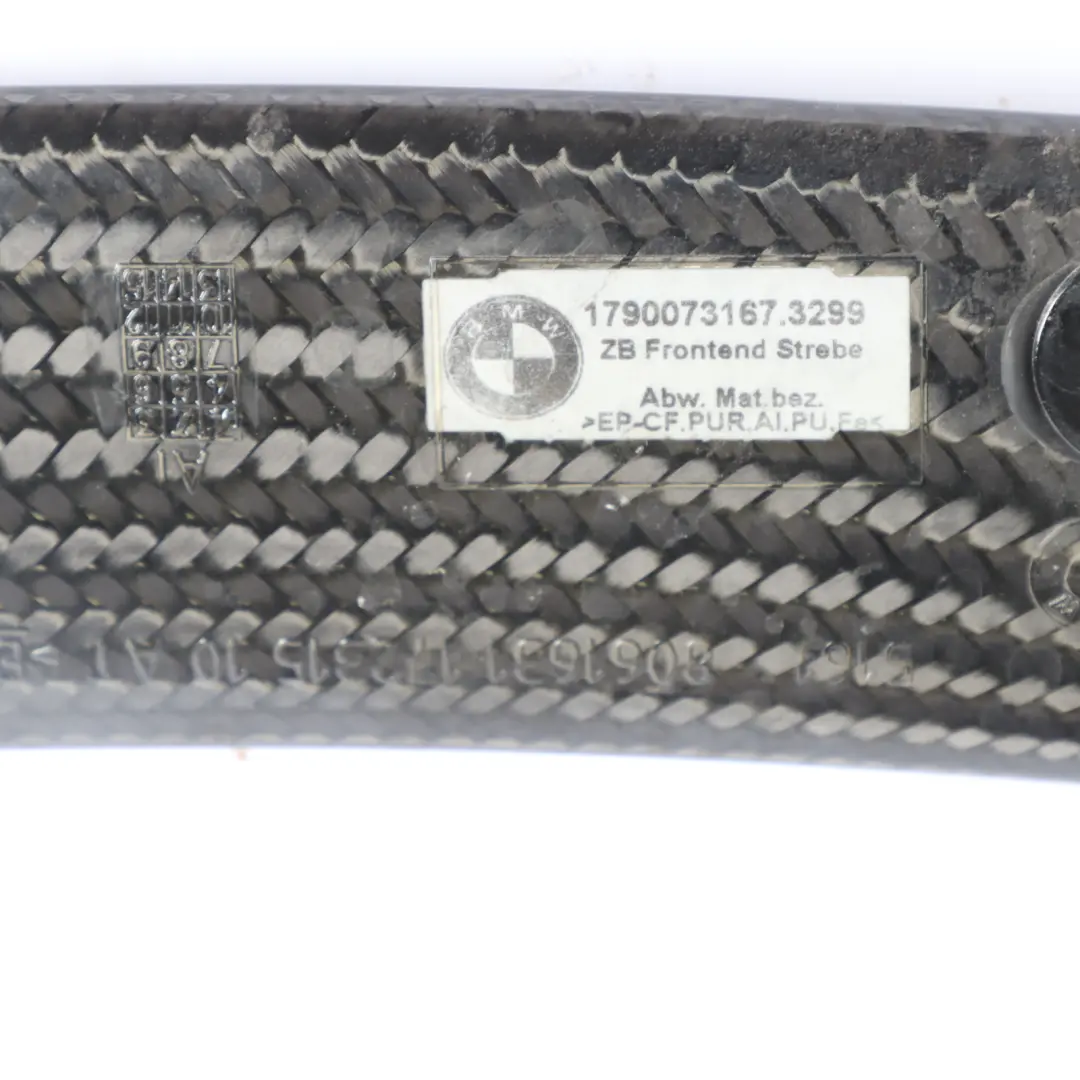 Front Strut Brace BMW F80 M3 F82 F83 M4 Front Axle Carbon Fibre CFRP Brace Bar to with Part number 8061631 Front Strut Brace BMW F80 M3 F82 F83 M4 Front Axle Carbon Fibre CFRP Brace Bar - SKU 8061631-1 - Part number 8061631