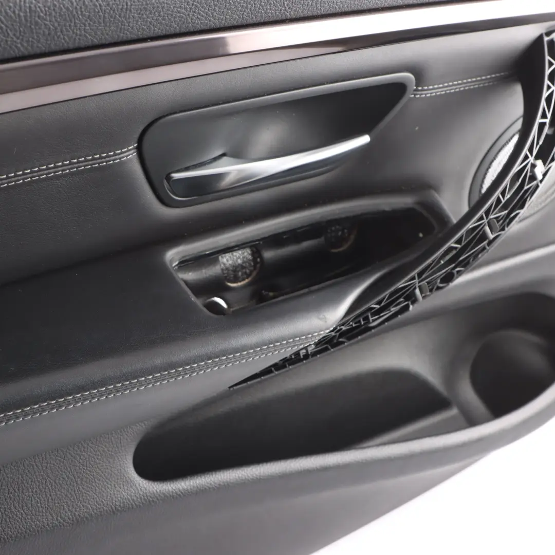 Front Left N/S Door Lining Card Leather Merino Schwarz to BMW F82 F83 M4 with Part number 8063595 BMW F82 F83 M4 Front Left N/S Door Lining Card Leather Merino Schwarz - SKU 8063595-1 - Part number 8063595