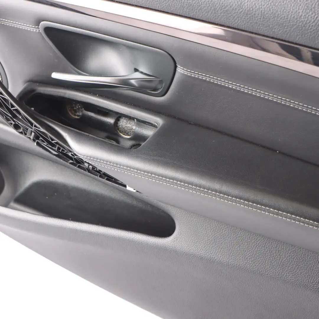 Door Card BMW F82 F83 M4 Front Right O/S Door Lining Leather Merino Schwarz to with Part number 8063616 Door Card BMW F82 F83 M4 Front Right O/S Door Lining Leather Merino Schwarz - SKU 8063616 - Part number 8063616