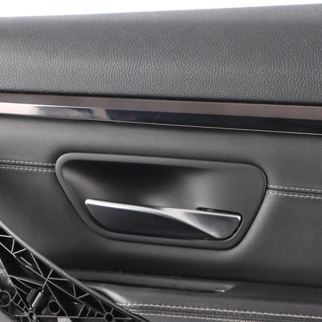 Door Card BMW F82 F83 M4 Front Right O/S Door Lining Leather Merino Schwarz to with Part number 8063616 Door Card BMW F82 F83 M4 Front Right O/S Door Lining Leather Merino Schwarz - SKU 8063616 - Part number 8063616