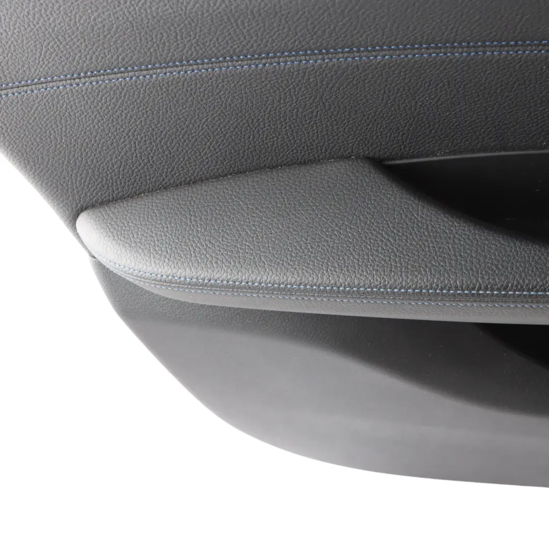 Door Card BMW F45 F46 Front Left N/S Door Lining Panel Leather Dakota Black Blue to with Part number 8064111 Door Card BMW F45 F46 Front Left N/S Door Lining Panel Leather Dakota Black Blue - SKU 8064111 - Part number 8064111