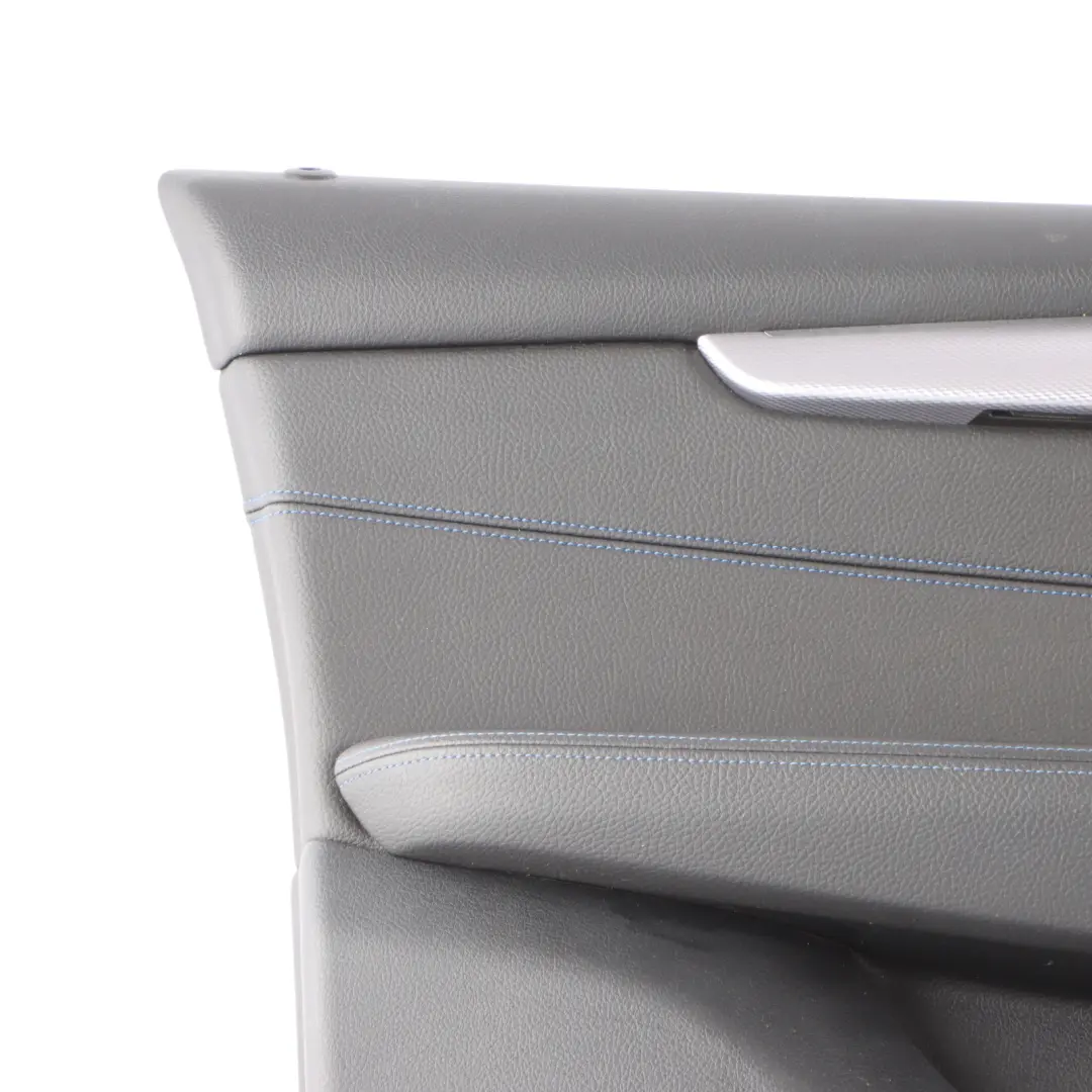 Door Card BMW F45 F46 Front Left N/S Door Lining Panel Leather Dakota Black Blue to with Part number 8064111 Door Card BMW F45 F46 Front Left N/S Door Lining Panel Leather Dakota Black Blue - SKU 8064111 - Part number 8064111