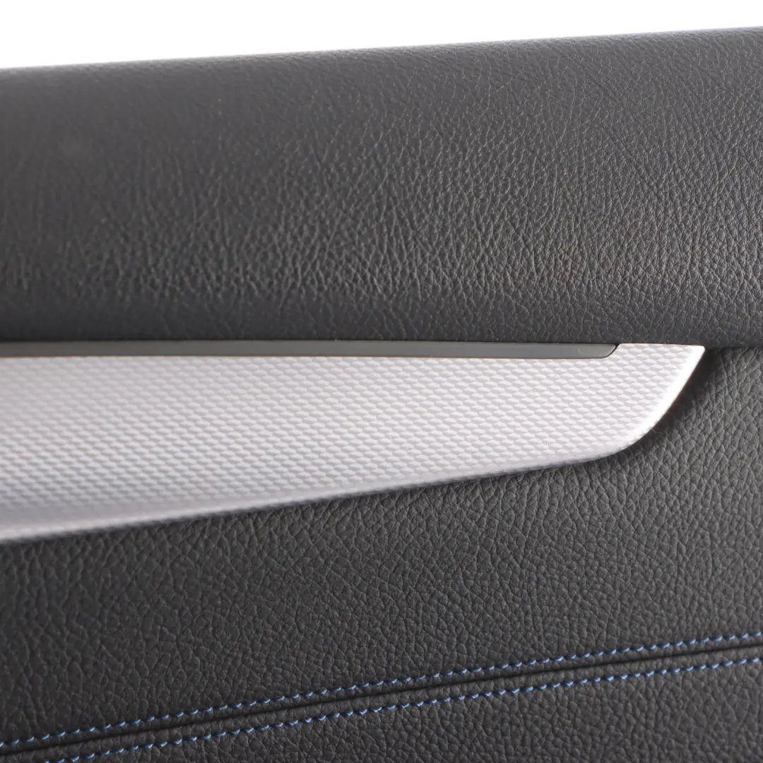  Door Card BMW F45 F46 Front Right O/S Door Lining Leather Dakota Black Blue - SKU 8064112 - Part number 8064112