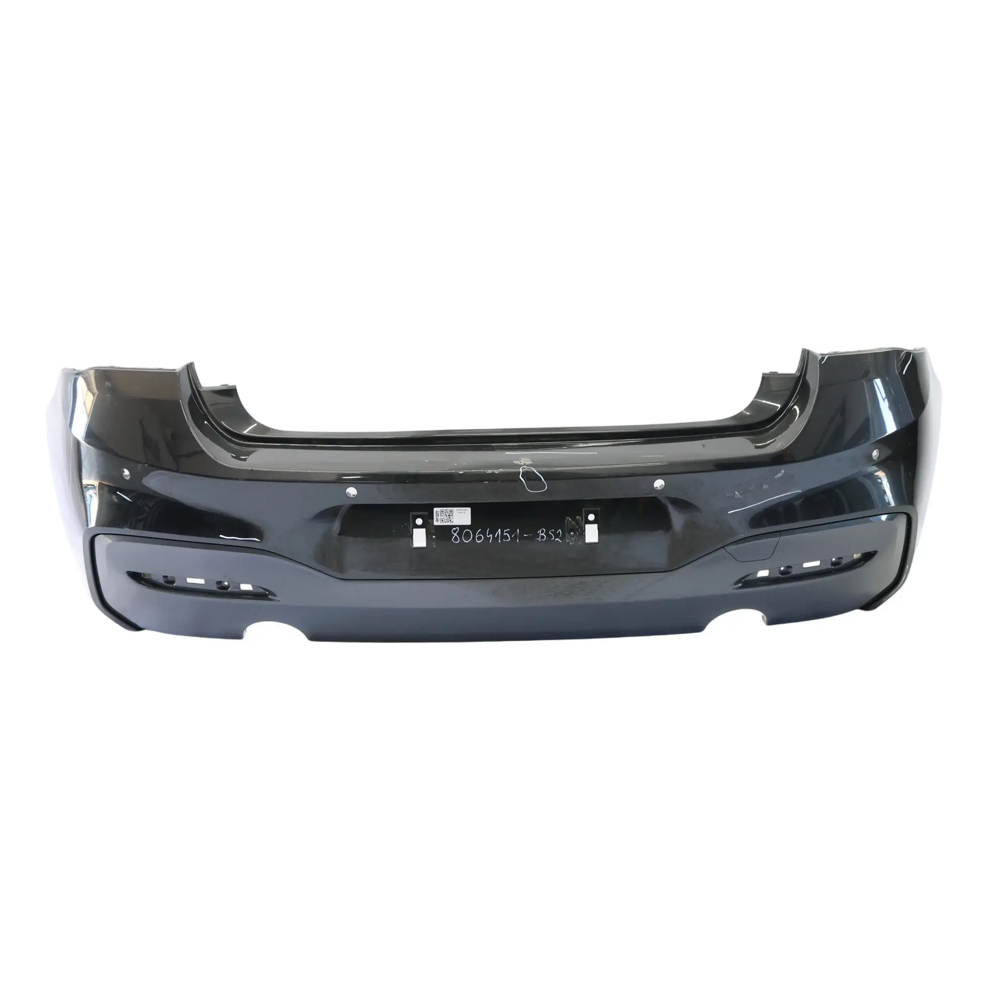 BMW F20 F21 LCI M Sport Rear Bumper Trim Panel Black Sapphire Metallic - 475