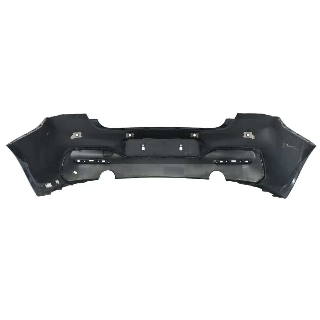 Bumper Trim Panel Black Sapphire Metallic - 475 to BMW F20 F21 LCI M Sport Rear with Part number 8064151 BMW F20 F21 LCI M Sport Rear Bumper Trim Panel Black Sapphire Metallic - 475 - SKU 8064151-BS2 - Part number 8064151