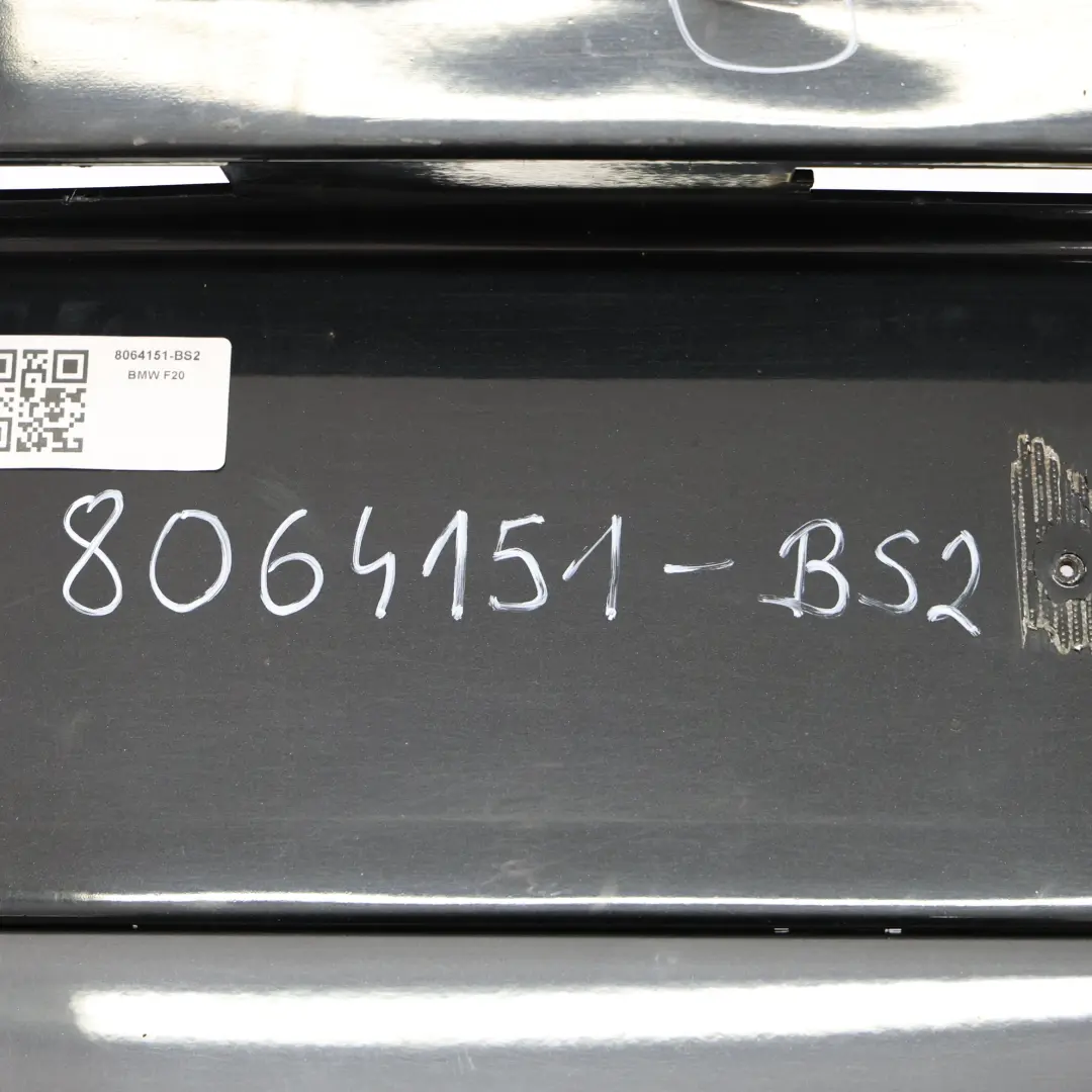 Bumper Trim Panel Black Sapphire Metallic - 475 to BMW F20 F21 LCI M Sport Rear with Part number 8064151 BMW F20 F21 LCI M Sport Rear Bumper Trim Panel Black Sapphire Metallic - 475 - SKU 8064151-BS2 - Part number 8064151
