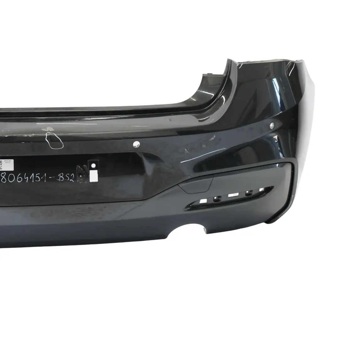 BMW F20 F21 LCI Zderzak Tylny Black Sapphire Czarny Metalik - 475 - SKU 8064151-BS2 - Numer Części 8064151