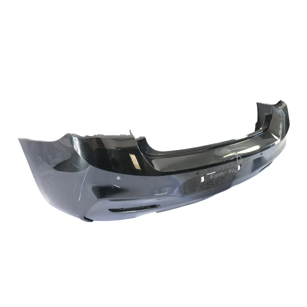 Bumper Trim Panel Black Sapphire Metallic - 475 to BMW F20 F21 LCI M Sport Rear with Part number 8064151 BMW F20 F21 LCI M Sport Rear Bumper Trim Panel Black Sapphire Metallic - 475 - SKU 8064151-BS2 - Part number 8064151