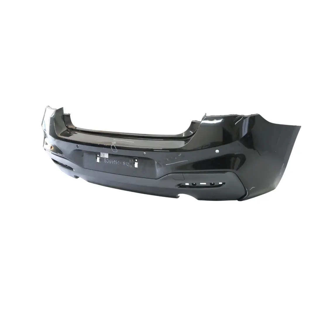 BMW F20 F21 LCI M Sport Rear Bumper Trim Panel Black Sapphire Metallic - 475 - SKU 8064151-BS2 - Part number 8064151