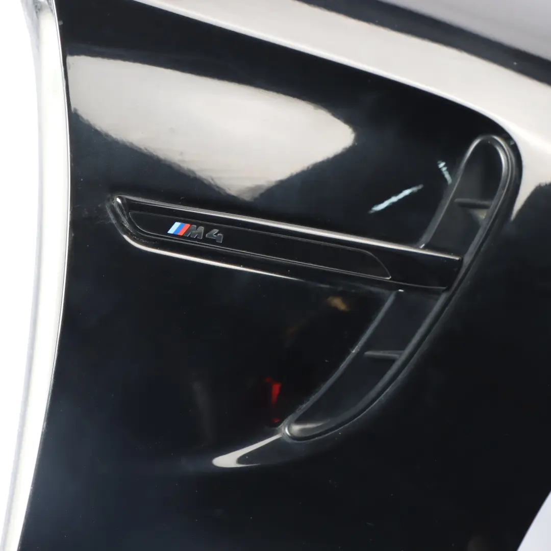 Side Panel BMW F82 F83 M4 Fender Wing Front Right O/S Black Sapphire - 475 to with Part number 8066918 Side Panel BMW F82 F83 M4 Fender Wing Front Right O/S Black Sapphire - 475 - SKU 8066918-BS - Part number 8066918