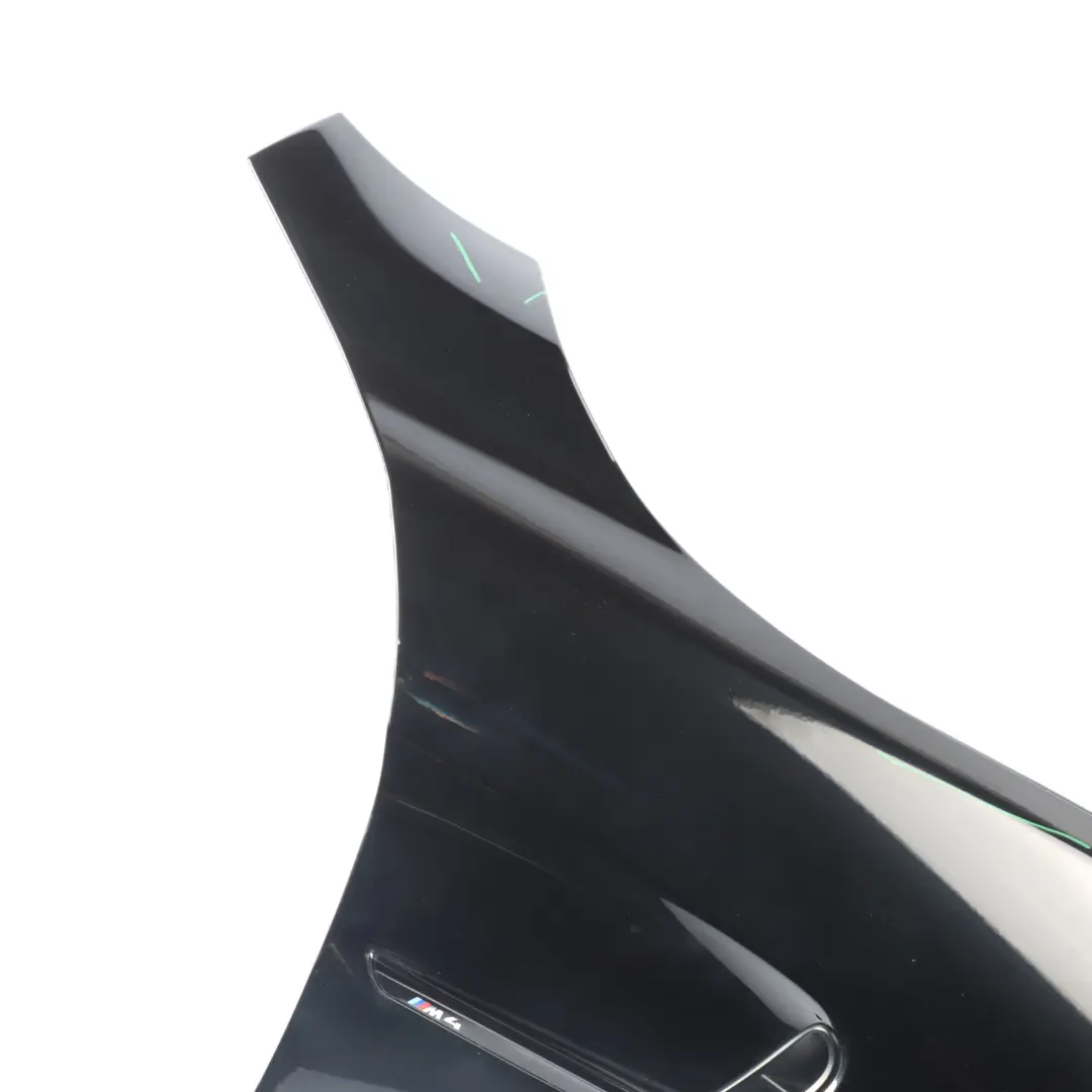 Side Panel BMW F82 F83 M4 Fender Wing Front Right O/S Black Sapphire - 475 to with Part number 8066918 Side Panel BMW F82 F83 M4 Fender Wing Front Right O/S Black Sapphire - 475 - SKU 8066918-BS - Part number 8066918