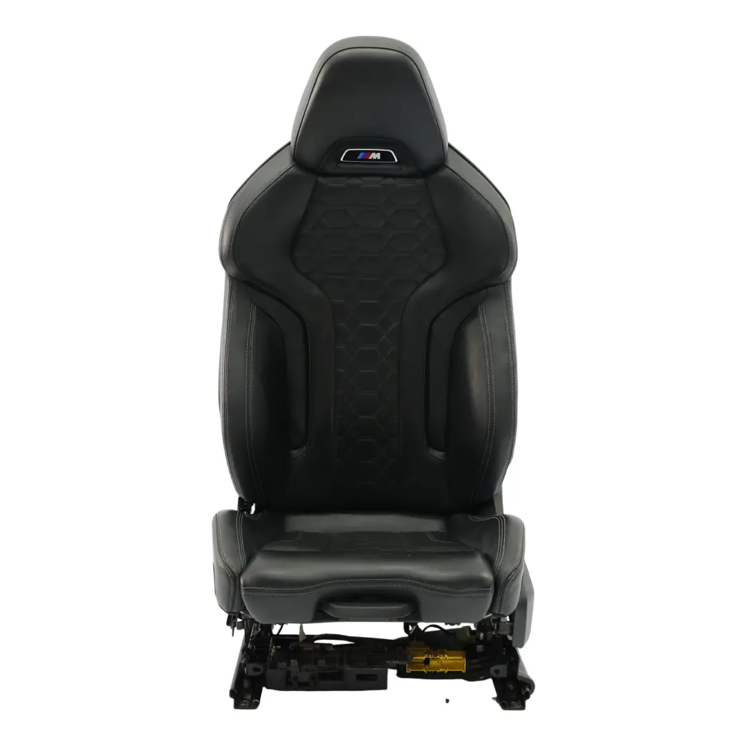 X4M Sport Front Seat Electric Heated Left N/S Leather Black to BMW F98 with Part number 8067165 BMW F98 X4M Sport Front Seat Electric Heated Left N/S Leather Black - SKU 8067165-2 - Part number 8067165