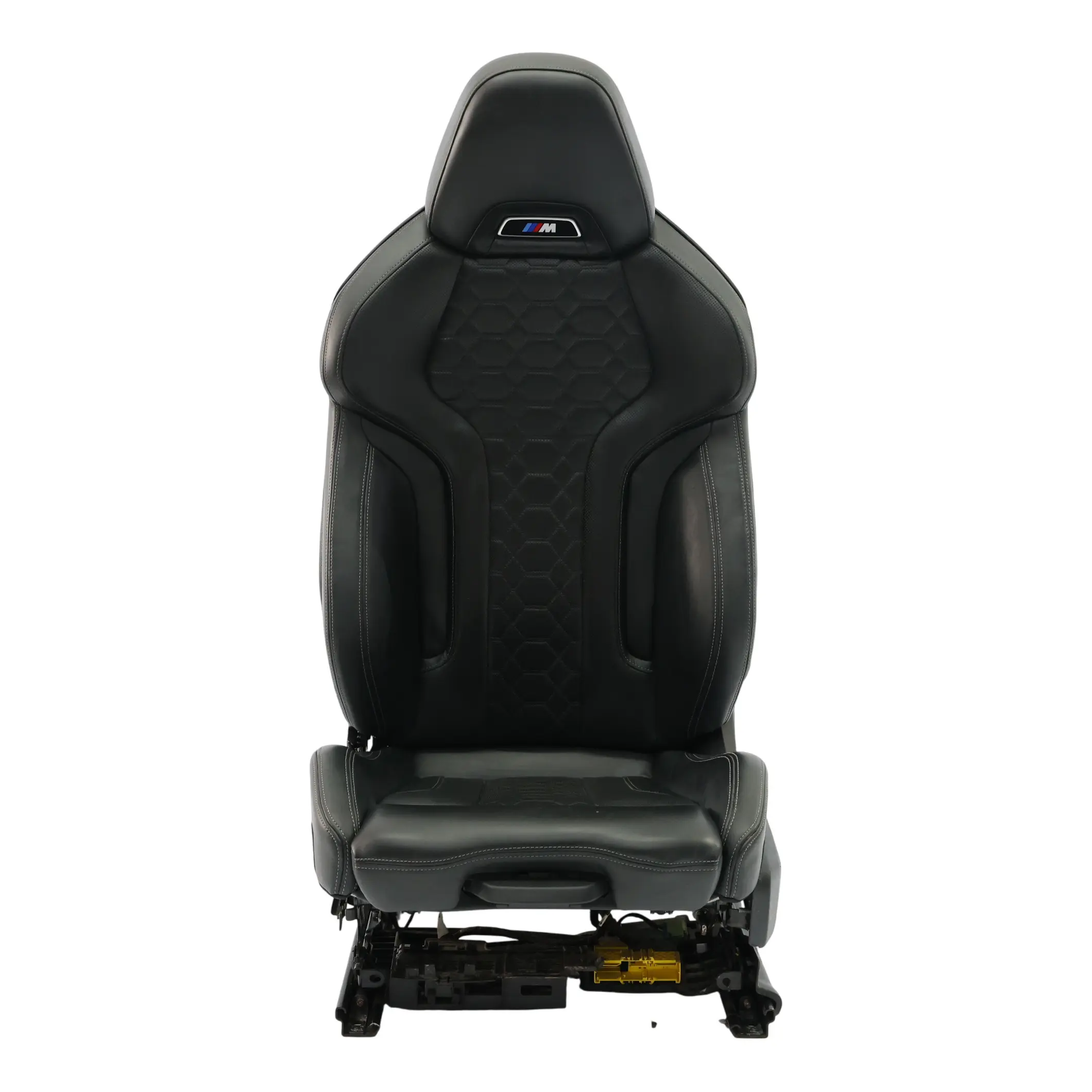 BMW F98 X4M Sport Vordersitz Elektrisch Beheizt Links Leder Schwarz 8067165