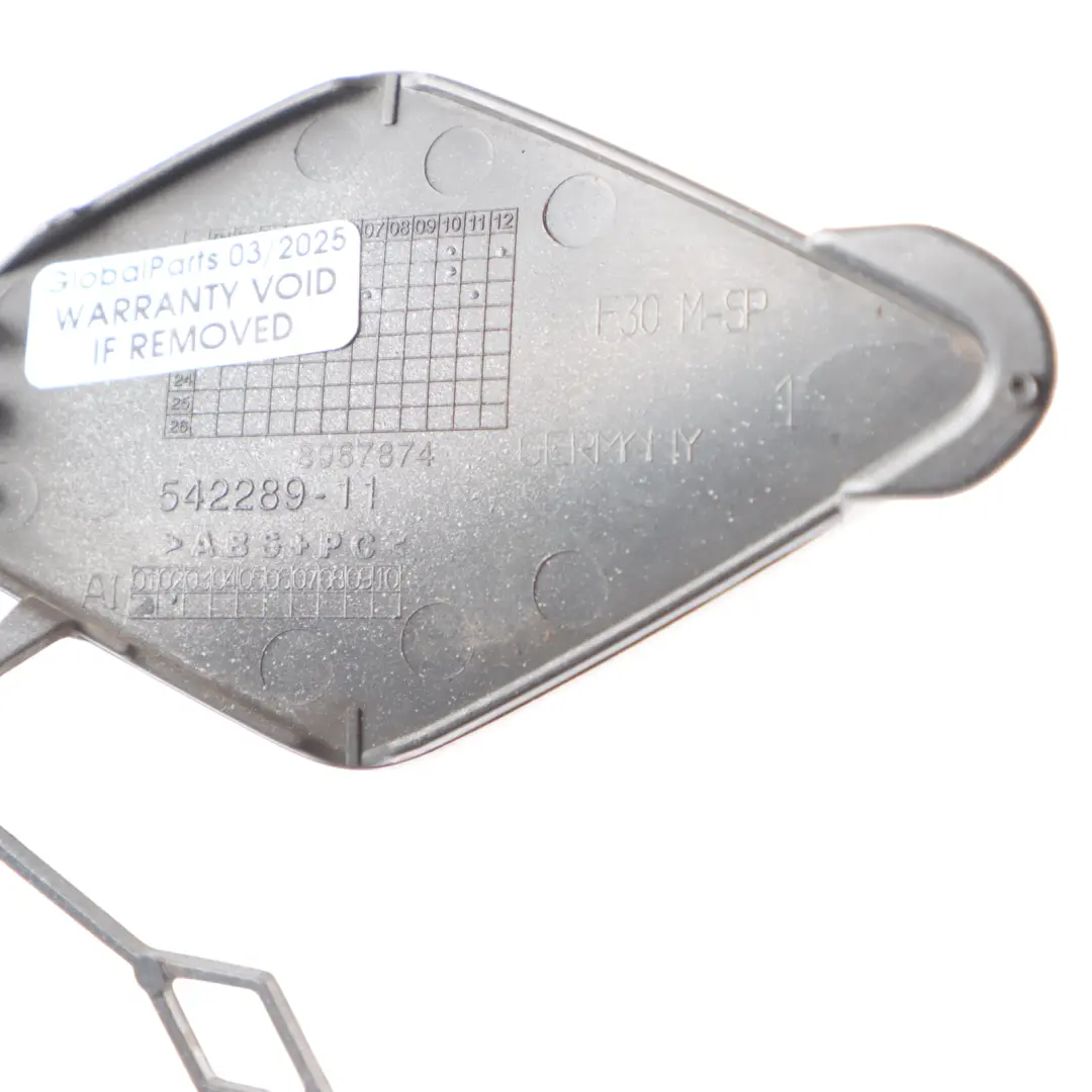 Flap Towing Eye Front Bumper Glacier Silver - A83 to BMW F30 F31 M Sport with Part number 8067961 BMW F30 F31 M Sport Flap Towing Eye Front Bumper Glacier Silver - A83 - SKU 8067961-GSB - Part number 8067961