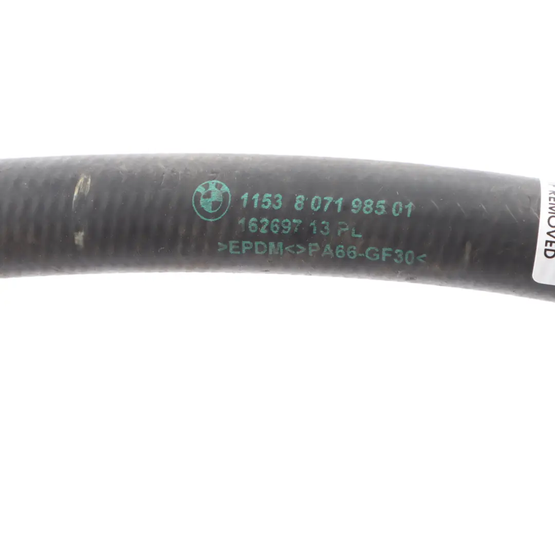 BMW M2 F87 LCI S55 Petrol Coolant Tube Hose Pipe Line Radiator Engine - SKU 8071985 - Part number 8071985