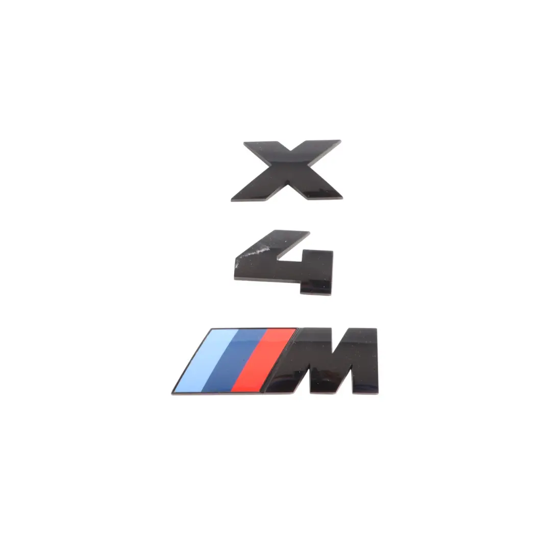Emblem Lettering Rear Boot to BMW X4 M F98 with Part number 8073685 BMW X4 M F98 Emblem Lettering Rear Boot - SKU 8073685 - Part number 8073685