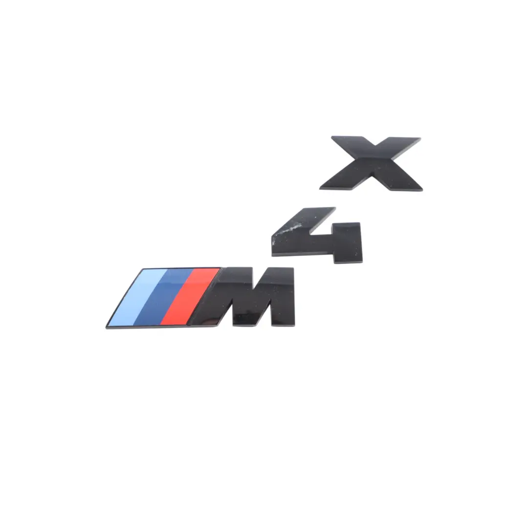 Emblem Lettering Rear Boot to BMW X4 M F98 with Part number 8073685 BMW X4 M F98 Emblem Lettering Rear Boot - SKU 8073685 - Part number 8073685