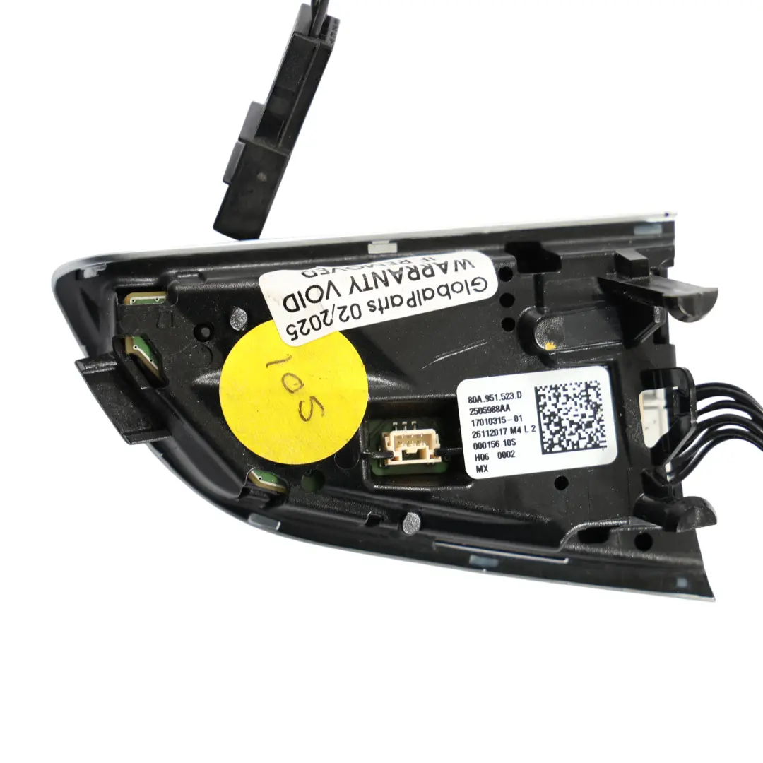 Audi Q5 FY Volante Multifunción Control Interruptor Botón Set - SKU 80A951523D - Número de pieza 80A951523D