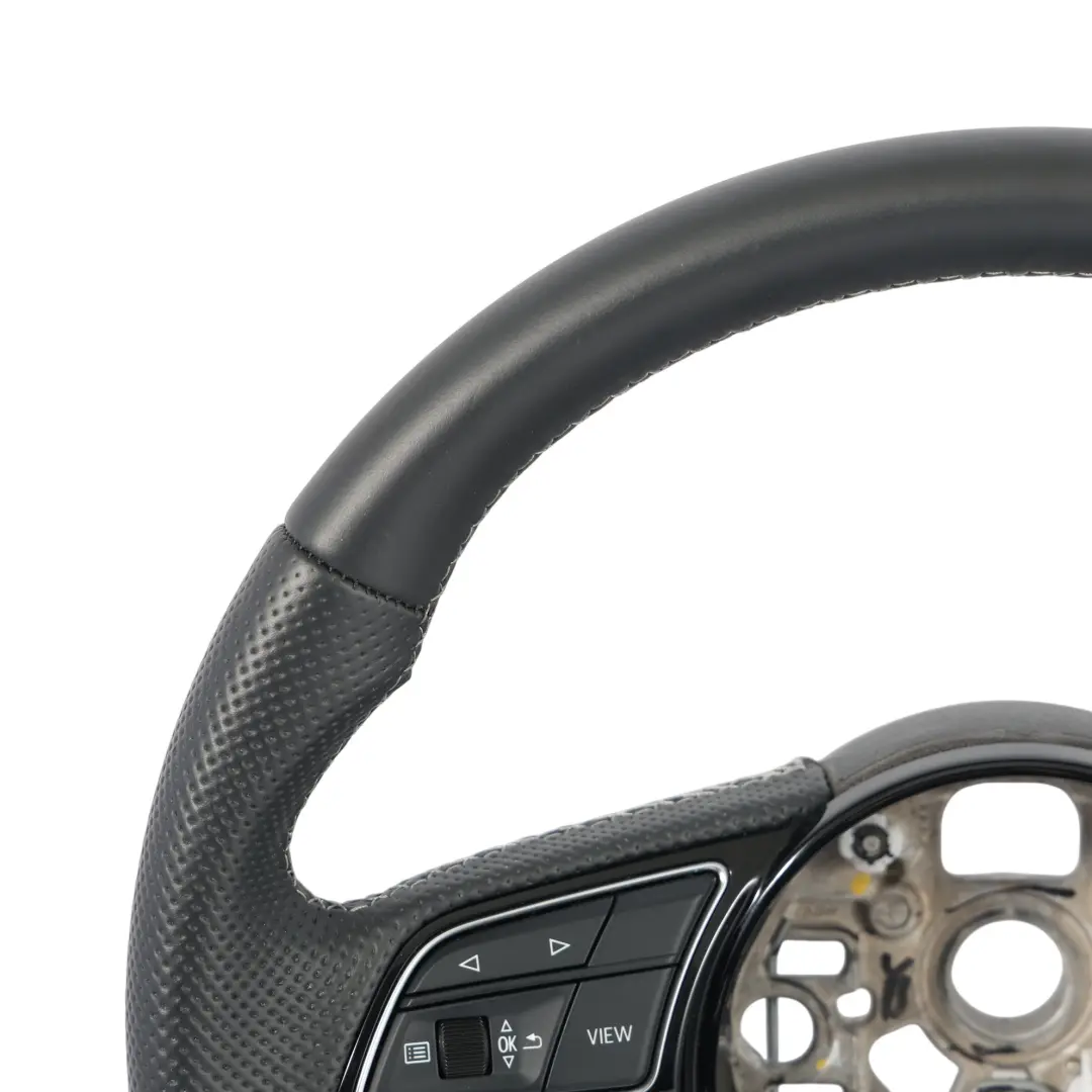 8Y S-Line Nero In Pelle Fondo Piatto per Volante Audi A1 II A3 con numero di parte 82A419091AG Volante Audi A1 II A3 8Y S-Line Nero In Pelle Fondo Piatto - SKU 82A419091AG - Numero di parte 82A419091AG