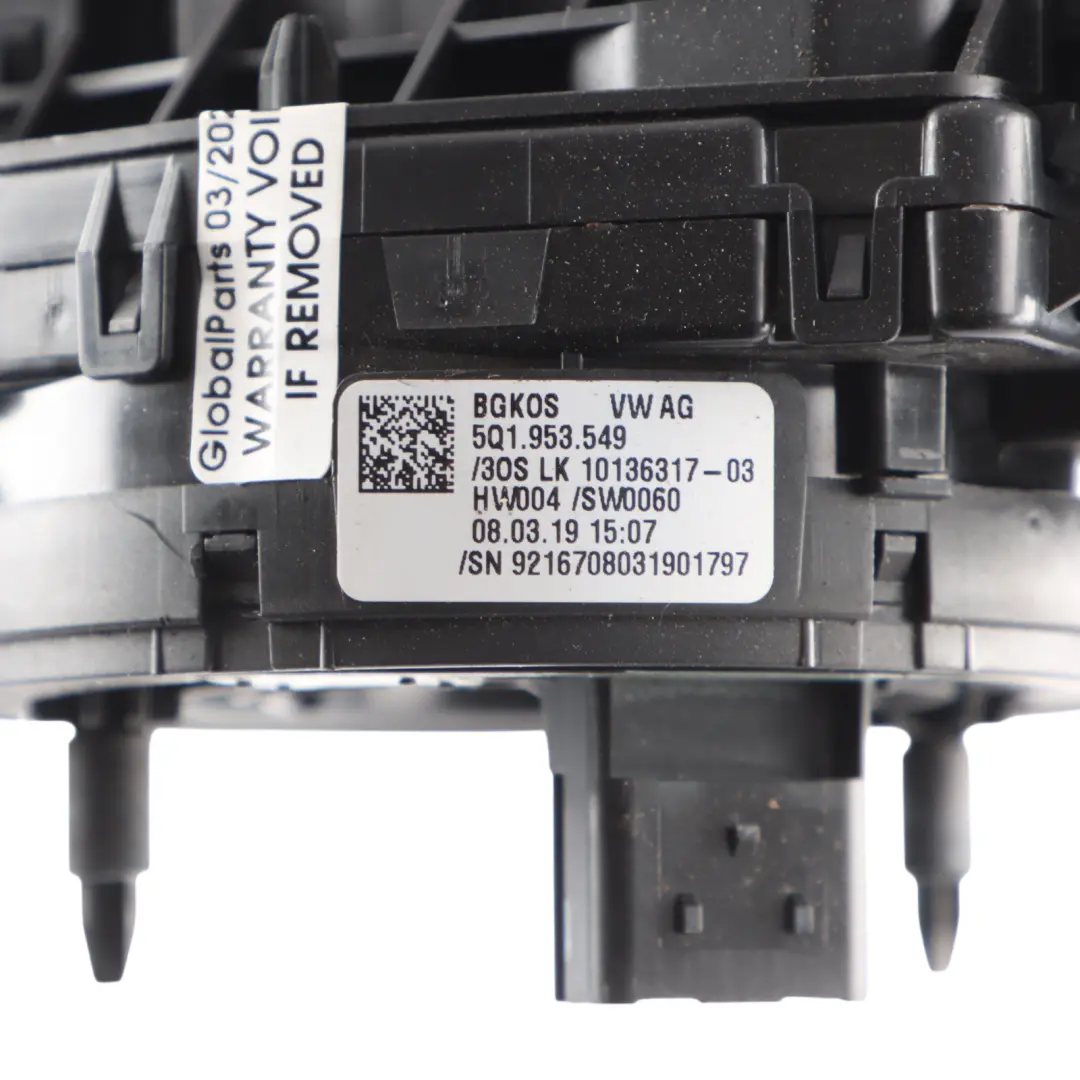 Audi A3 8V Switch Cluster Steering Column Wiper Stalk Slip Indicator - SKU 82A953521BE - Part number 82A953521BE