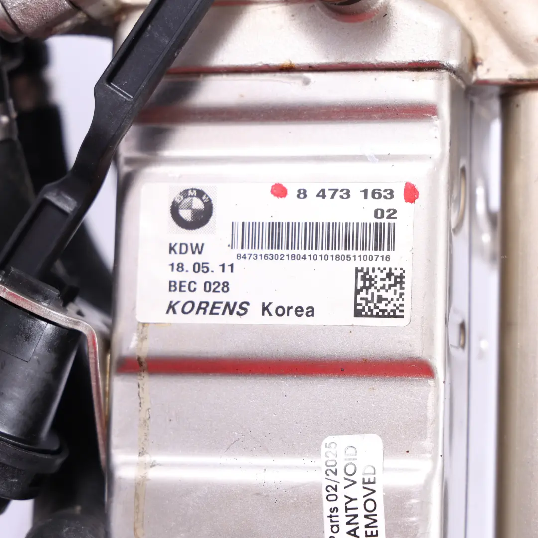 Cooler Mini F54 F55 F56 F57 F60 B37 B47 Exhaust Cooler EGR Valve to EGR with Part number 8473163 EGR Cooler Mini F54 F55 F56 F57 F60 B37 B47 Exhaust Cooler EGR Valve - SKU 8473163 - Part number 8473163