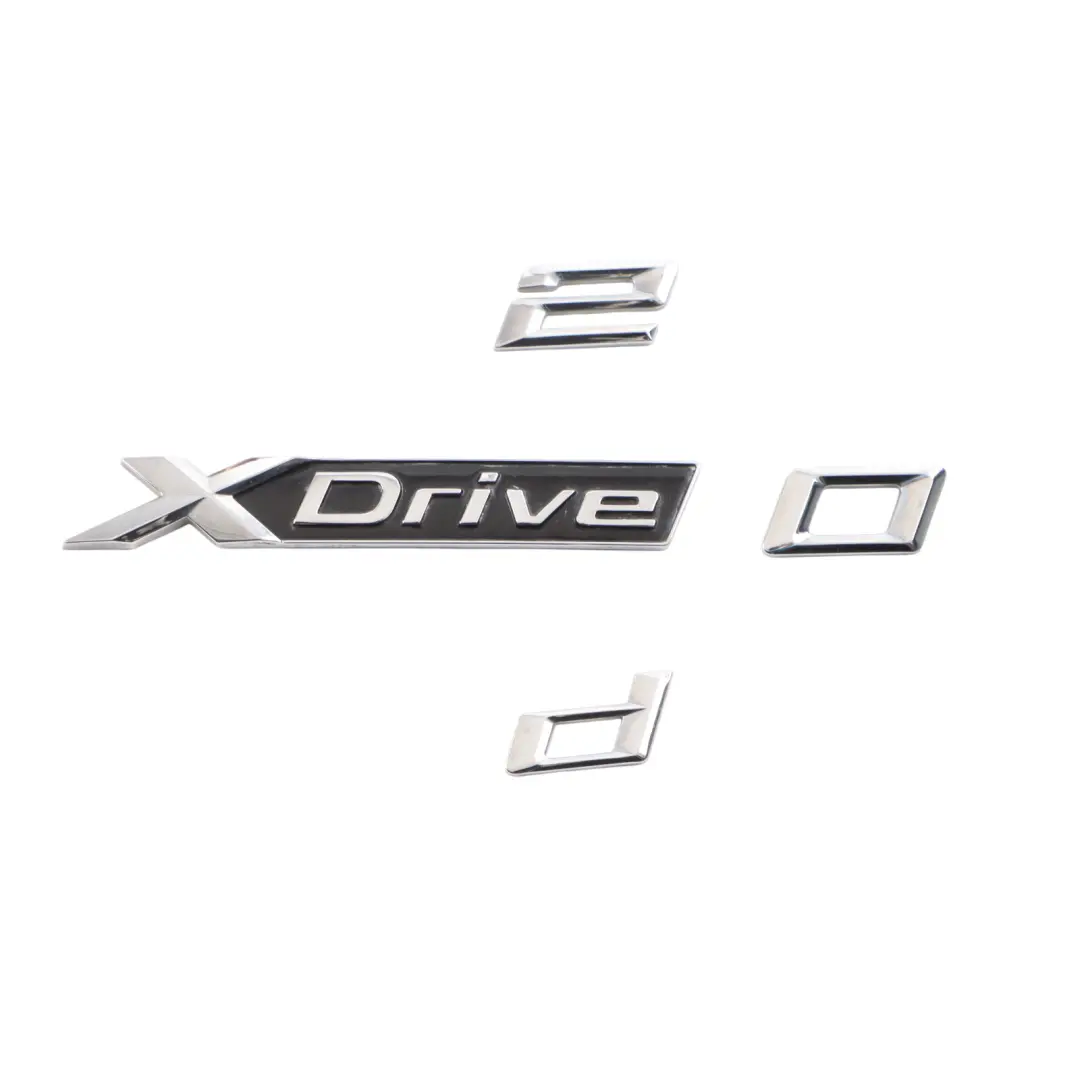 BMW F39 F48 Tailgate Hatch xDrive Label 20d Emblem Badge Lettering - SKU 8496012 - Part number 8496012