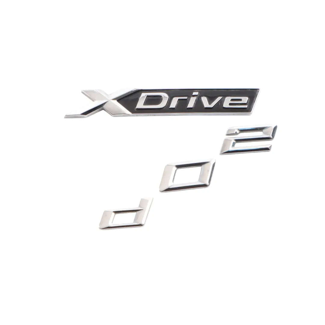 BMW F39 F48 Tailgate Hatch xDrive Label 20d Emblem Badge Lettering - SKU 8496012 - Part number 8496012