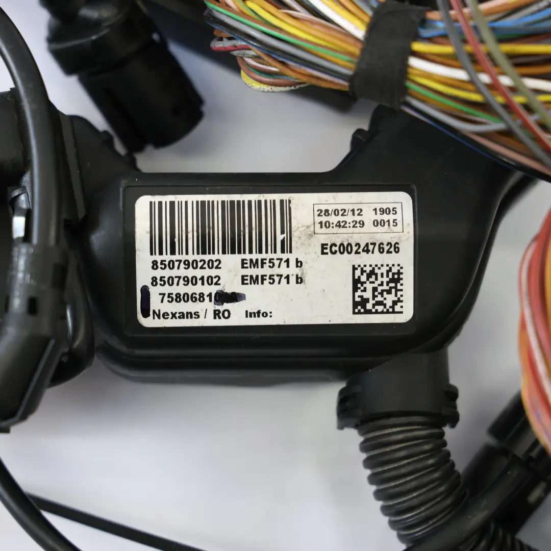 Wiring BMW F20 F21 F22 F30 F31 F34 F32 F33 F36 Harness Loom to Engine with Part number 8507902 Engine Wiring BMW F20 F21 F22 F30 F31 F34 F32 F33 F36 Harness Loom - SKU 8507902 - Part number 8507902