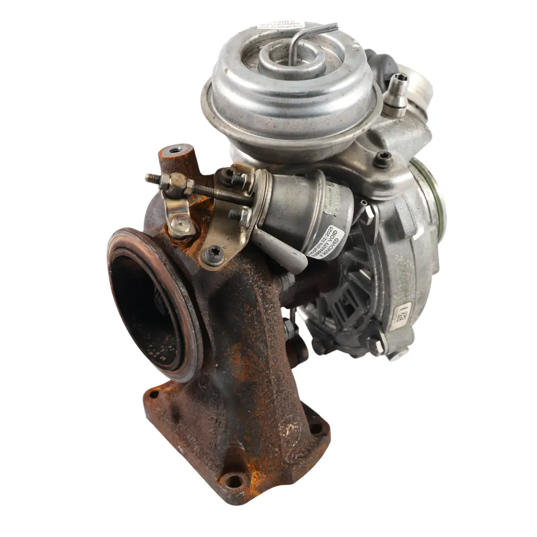 N57Z Turbocharger Part Housing Cold Intake Charge Side BMW F30 F31 F32 - SKU 8508092-2 - Part number 8508092