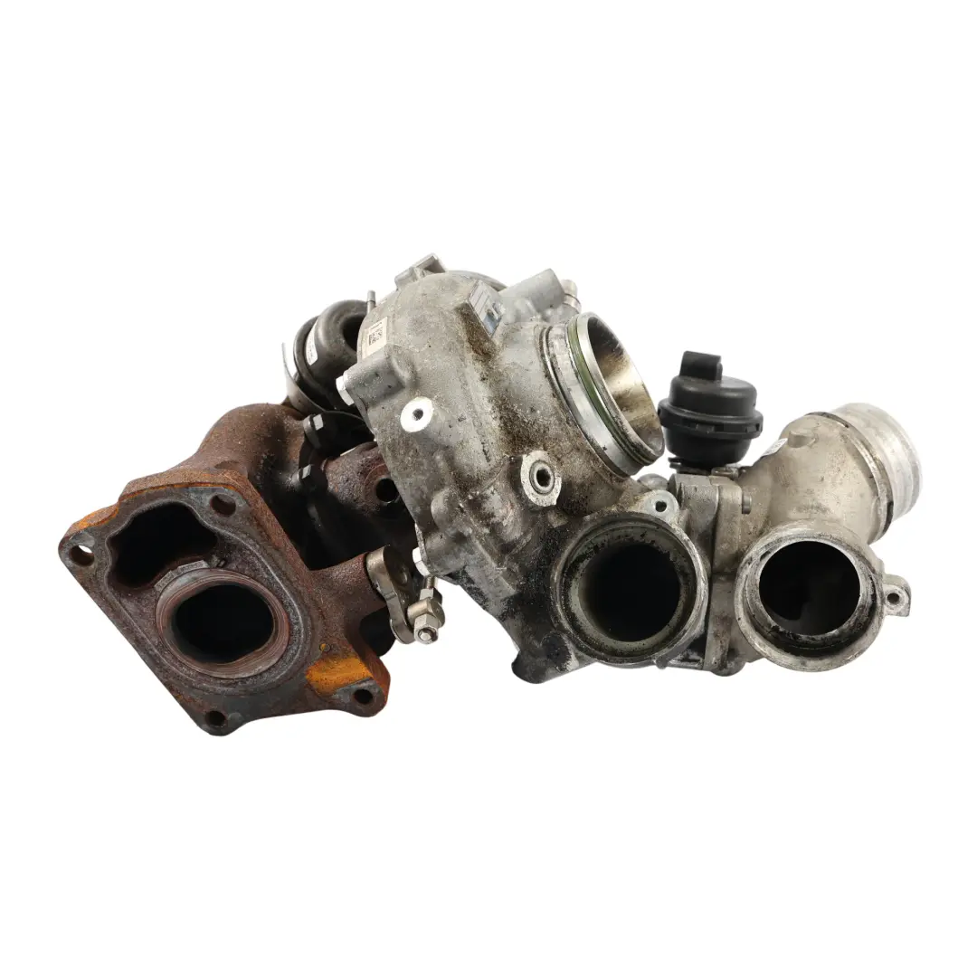 N57Z Turbocharger Part Housing Cold Intake Charge Side BMW F30 F31 F32 - SKU 8508092-2 - Part number 8508092