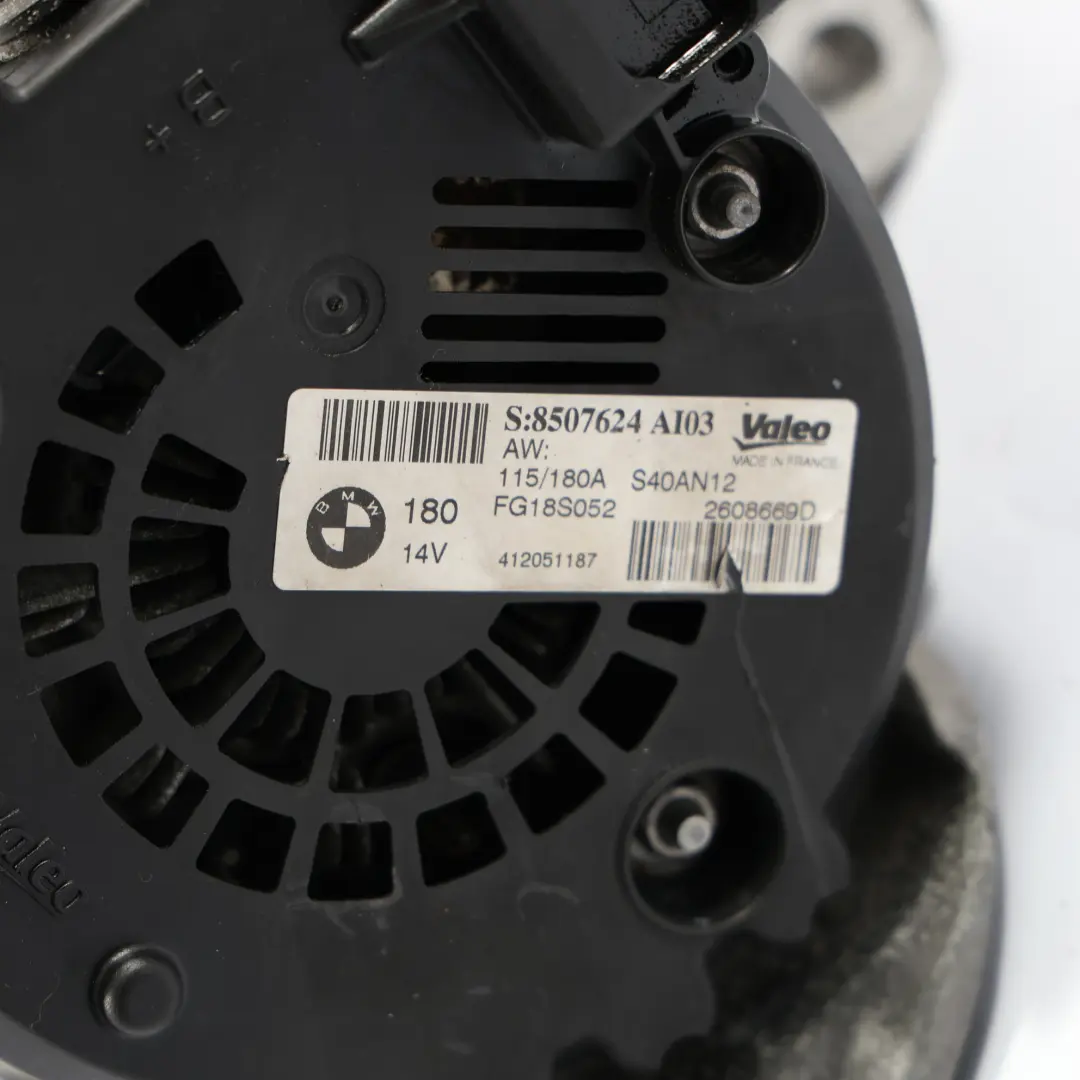  Alternateur Générateur BMW E90 E91 E92 E93 LCI E84 F25 Diesel N47N 8507624 - SKU 8509023-1 - Numéro de pièce 8509023