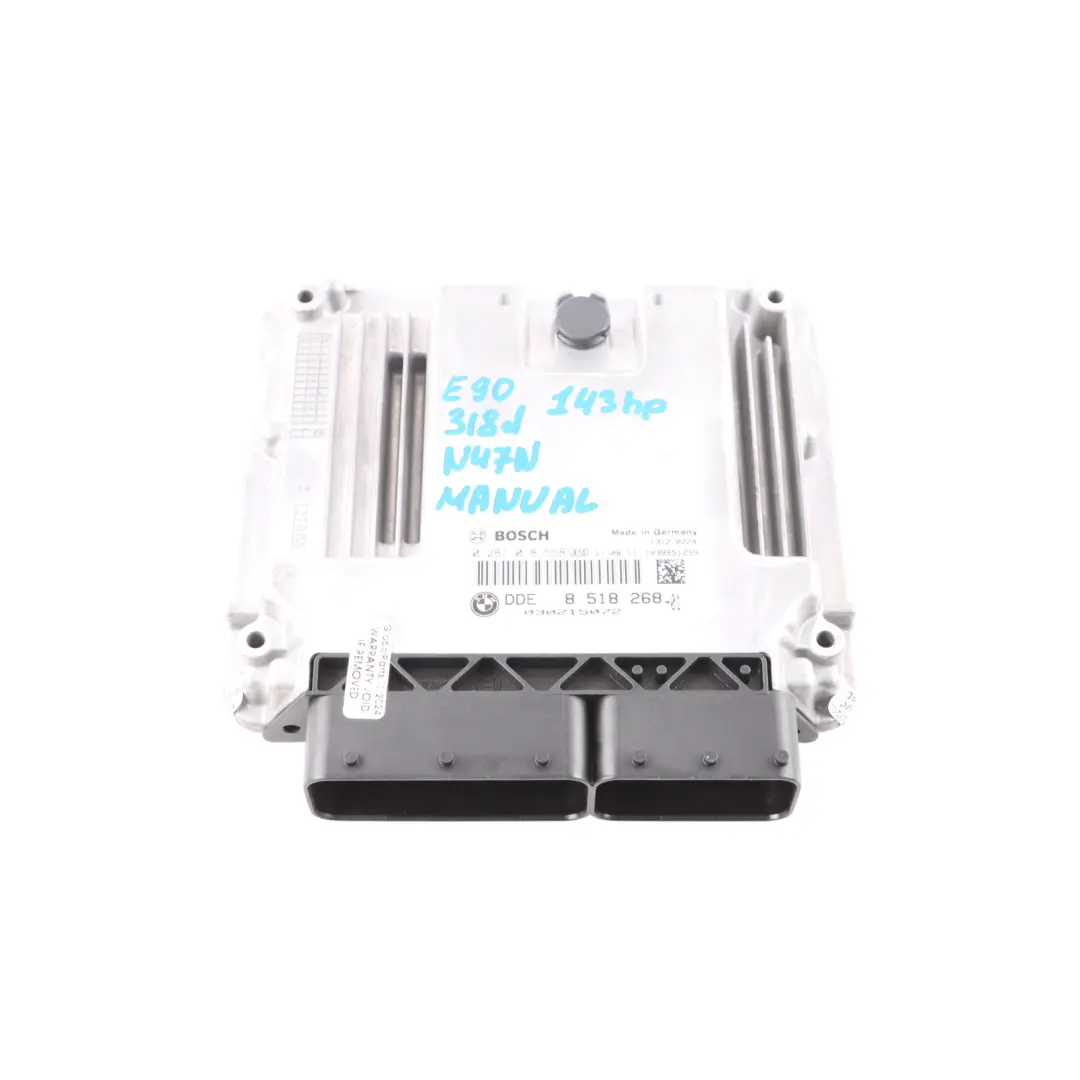 N47N Zestaw ECU CAS3 Kluczyk Manualna do BMW E90 E91 LCI 318d Diesel o numerze 8518268 BMW E90 E91 LCI 318d Diesel N47N Zestaw ECU CAS3 Kluczyk Manualna - SKU 8518268-4 - Numer Części 8518268