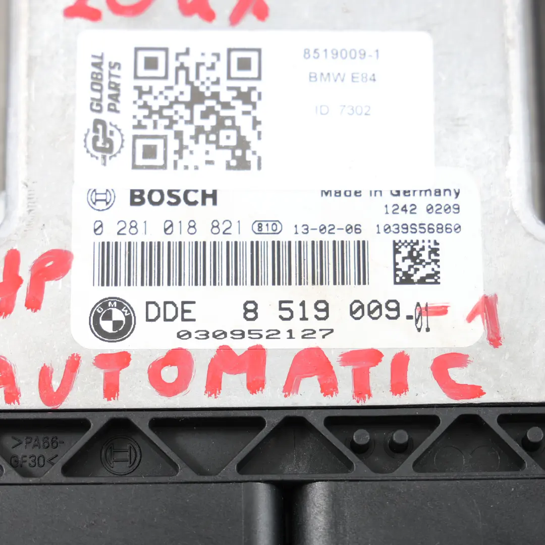 20dX Diesel N47N 184HP Engine ECU Kit DDE CAS3 Key Automatic to BMW X1 E84 with Part number 8519009 BMW X1 E84 20dX Diesel N47N 184HP Engine ECU Kit DDE CAS3 Key Automatic - SKU 8519009-1 - Part number 8519009