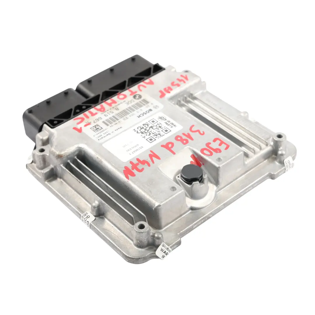 BMW E90 E91 LCI N47N 318d 143HP Engine ECU Kit DDE CAS3 + Key 8512047 Automatic - SKU 8519667-1 - Part number 8519667