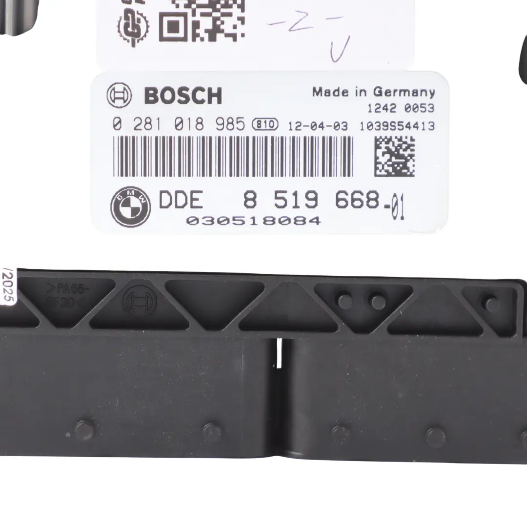 BMW E90 E91 LCI 320d N47N 163HP Engine Control Unit ECU DDE Automatic - SKU 8519668-2 - Part number 8519668