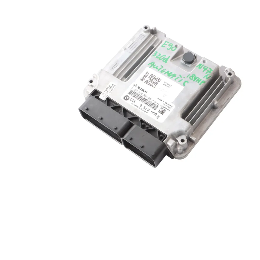BMW E90 E91 LCI 320d N47N 163HP Engine Control Unit ECU DDE Automatic - SKU 8519668-2 - Part number 8519668