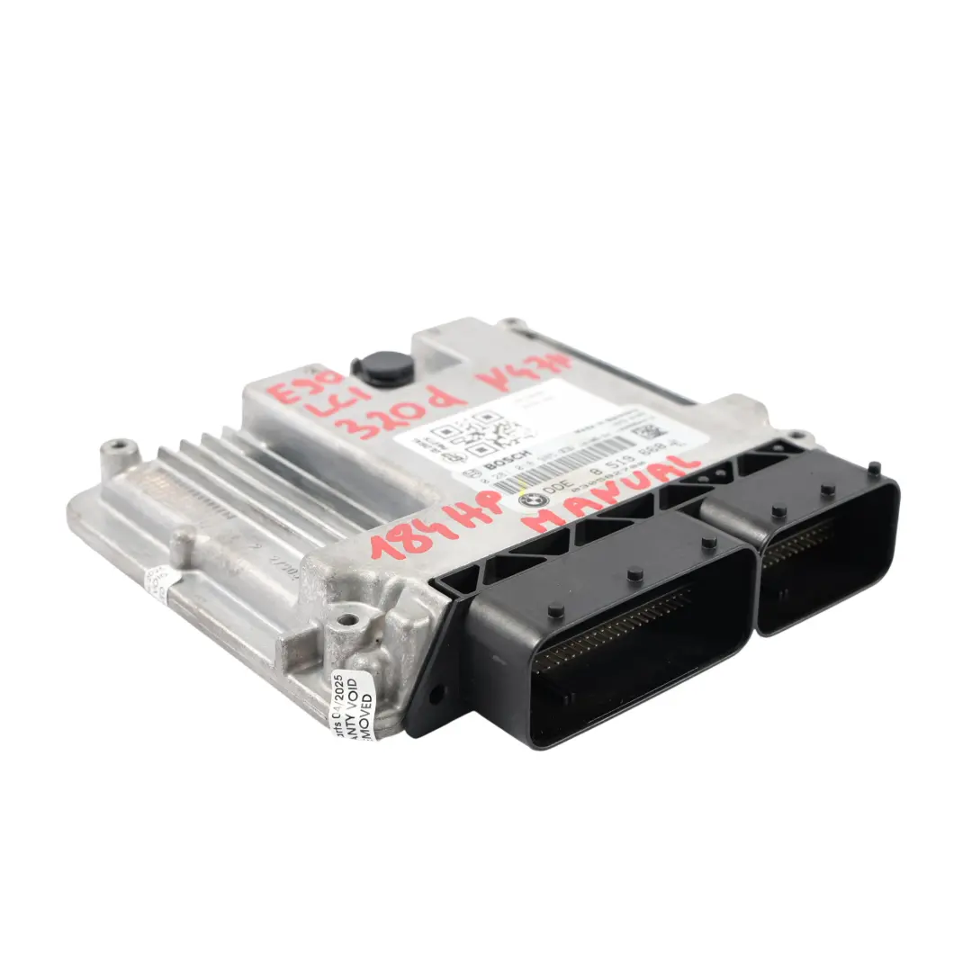N47N 184HP Unidad Control Motor ECU DDE Manual para BMW E90 E91 LCI 320D con número de pieza 8519668 BMW E90 E91 LCI 320D N47N 184HP Unidad Control Motor ECU DDE Manual - SKU 8519668 - Número de pieza 8519668