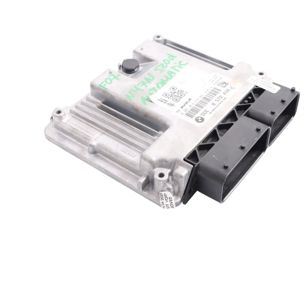 BMW F07 F10 F30 330d 520d N57N 184HP Engine Control ECU DDE Automatic - SKU 8572438 - Part number 8572438