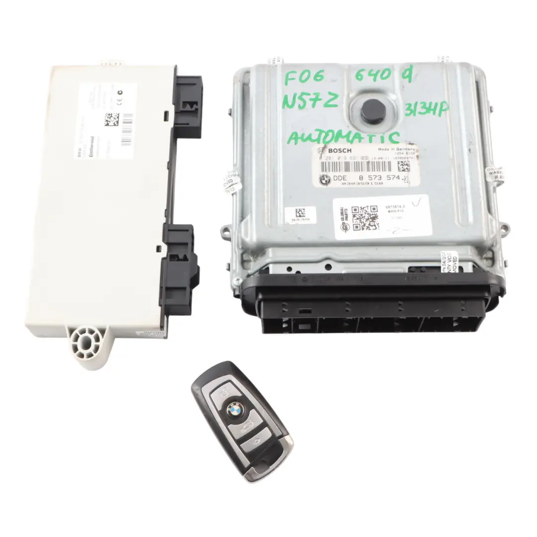 N57Z 313HP Engine Module ECU DDE Kit 8573574 Automatic to BMW F06 F12 F13 640d with Part number 8573557 BMW F06 F12 F13 640d N57Z 313HP Engine Module ECU DDE Kit 8573574 Automatic - SKU 8573574-2 - Part number 8573557
