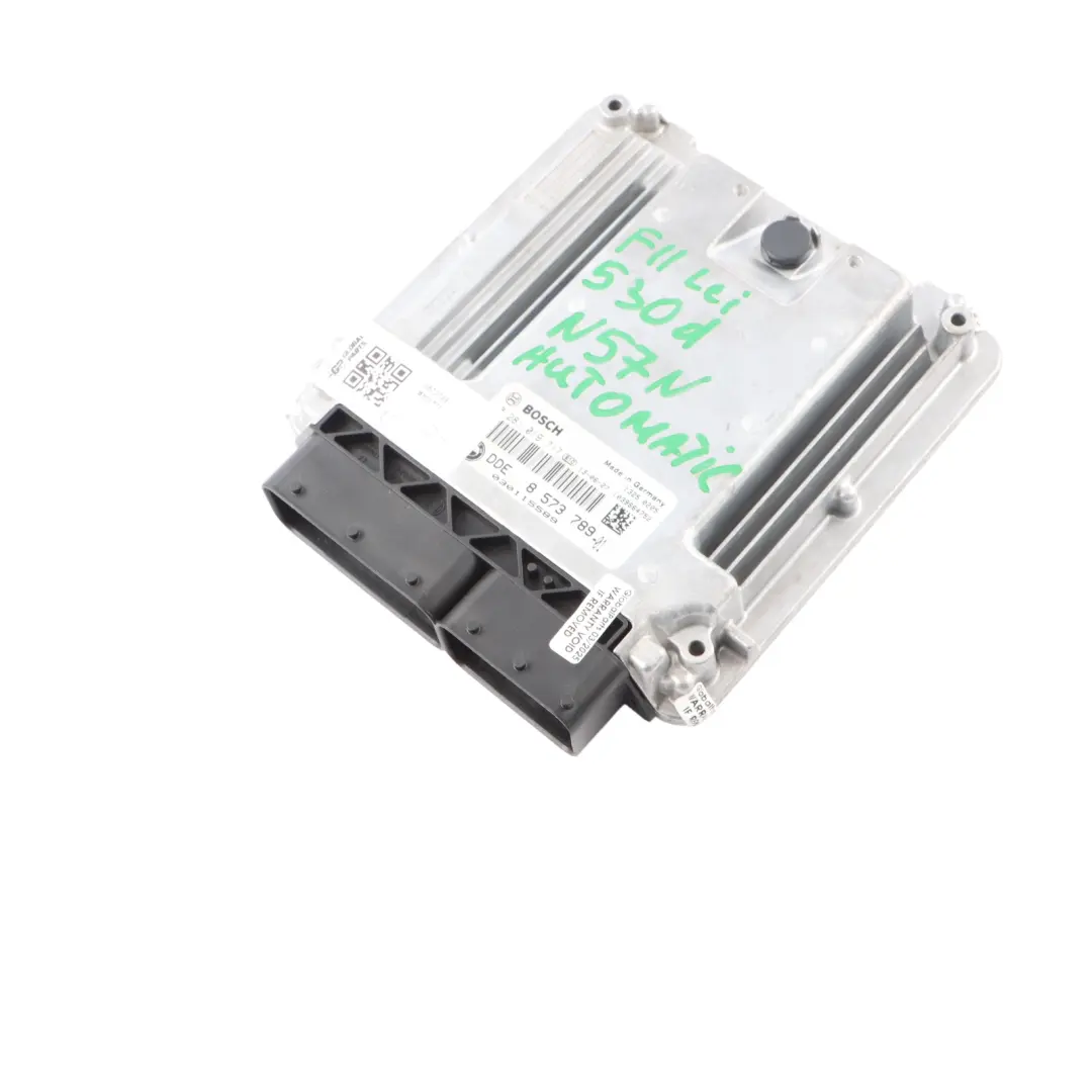 BMW F30 F31 330d F10 F11 LCI 530d N57N 258HP Engine Control ECU DDE - SKU 8573789 - Part number 8573789