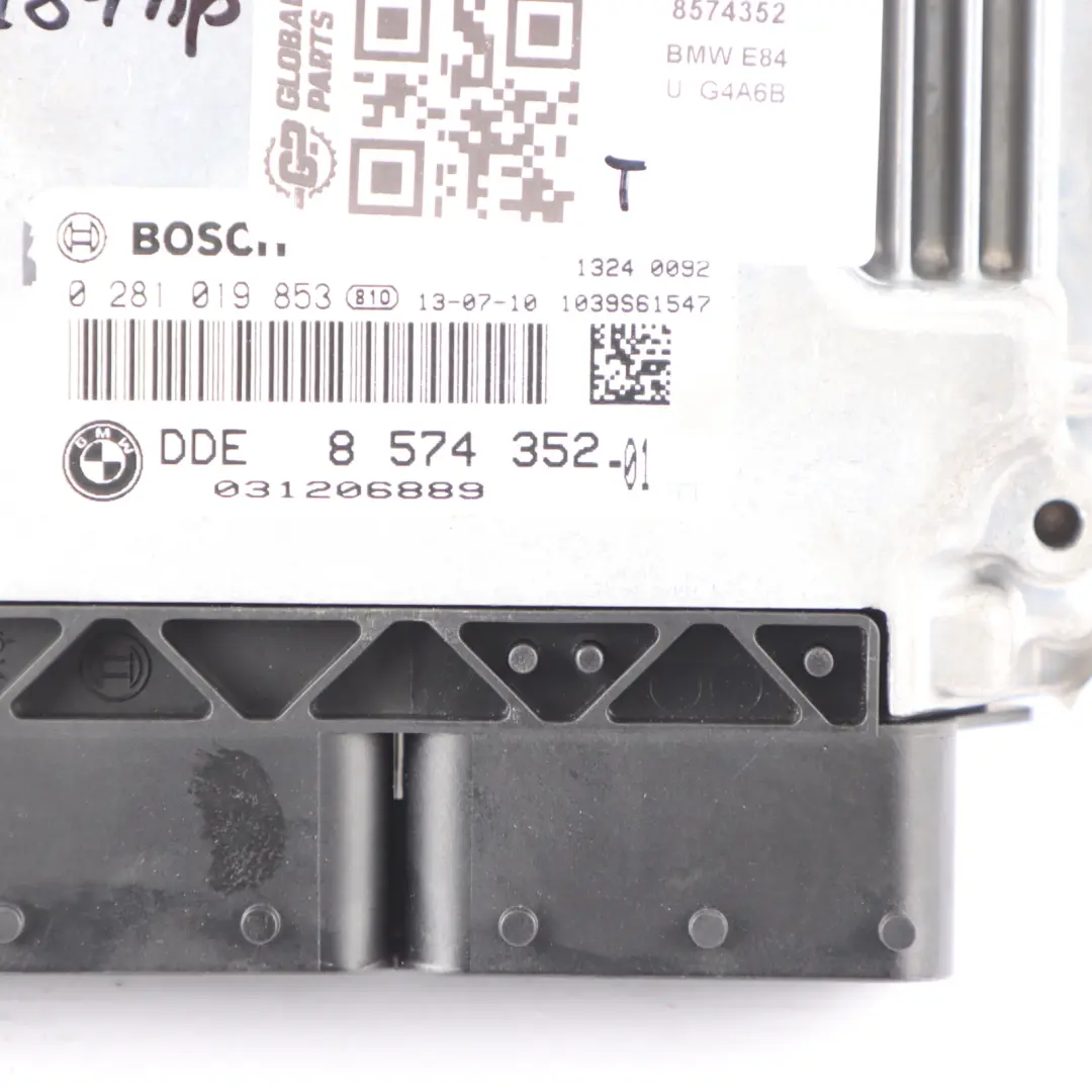 BMW X1 E84 20D 20Dx 184HP N47N Unidad Control Motor ECU DDE Automático - SKU 8574352 - Número de pieza 8574352