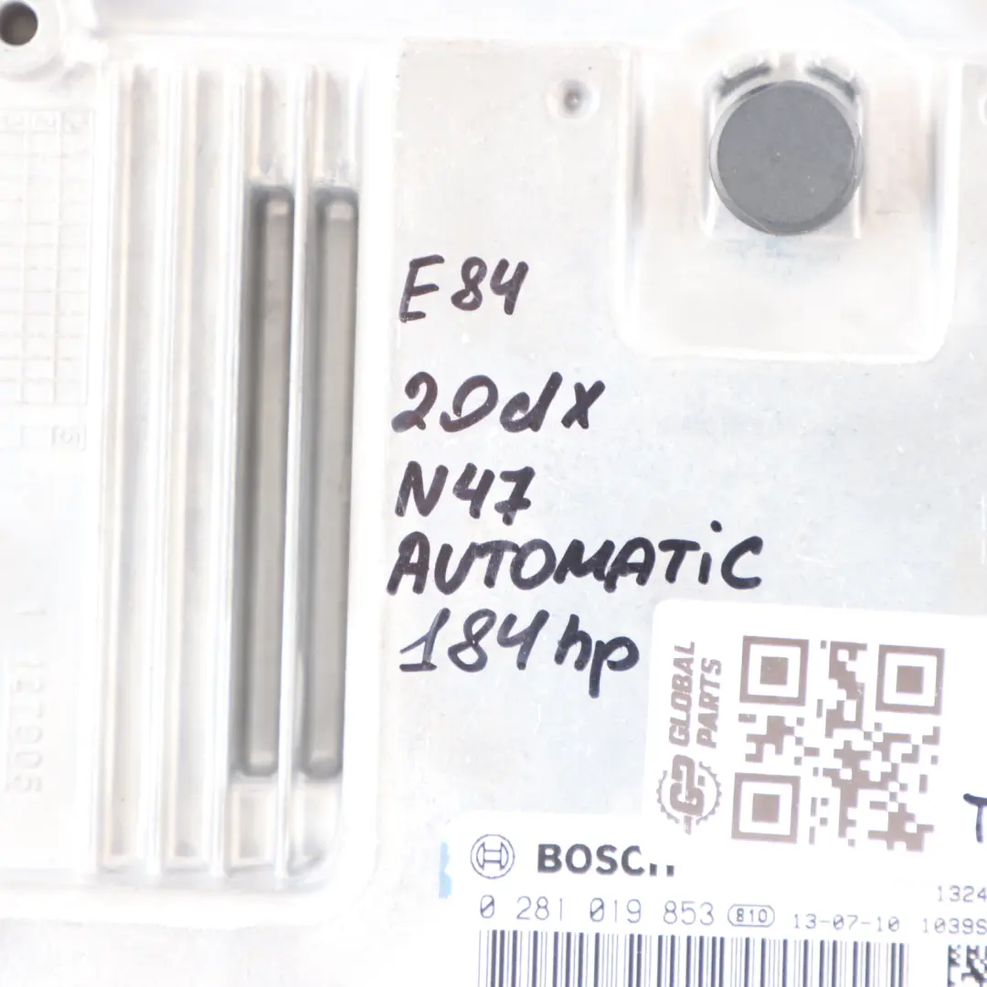 20Dx 184HP N47N Motor Steuer Gerät ECU DDE Automatik für BMW X1 E84 20D mit Teilenummer 8574352 BMW X1 E84 20D 20Dx 184HP N47N Motor Steuer Gerät ECU DDE Automatik - SKU 8574352 - Teilenummer 8574352