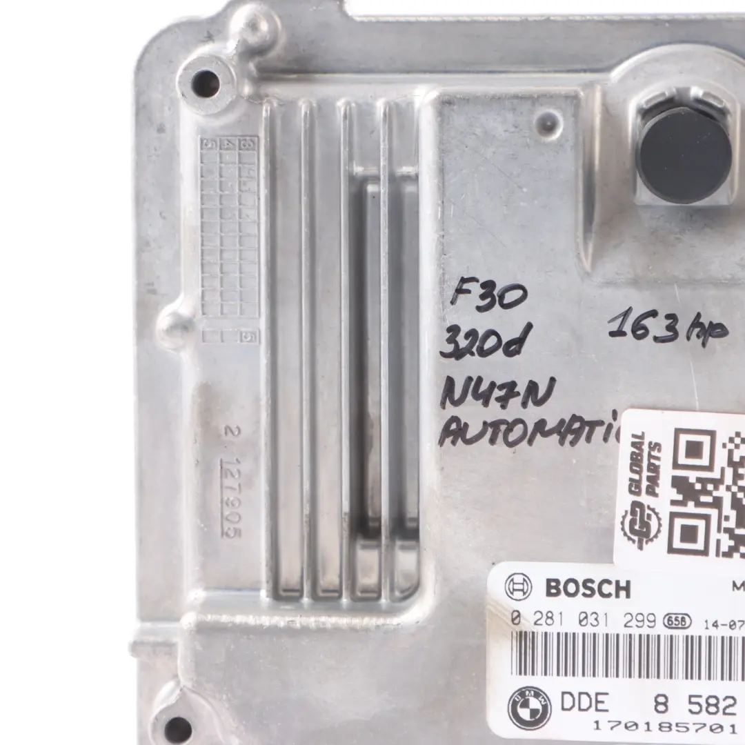 Modulo Motore Unità Controllo ECU DDE 420D N47N 163HP 8582279 per BMW F30 F32 320D con numero di parte 8576333 BMW F30 F32 320D Modulo Motore Unità Controllo ECU DDE 420D N47N 163HP 8582279 - SKU 8582279-7 - Numero di parte 8576333