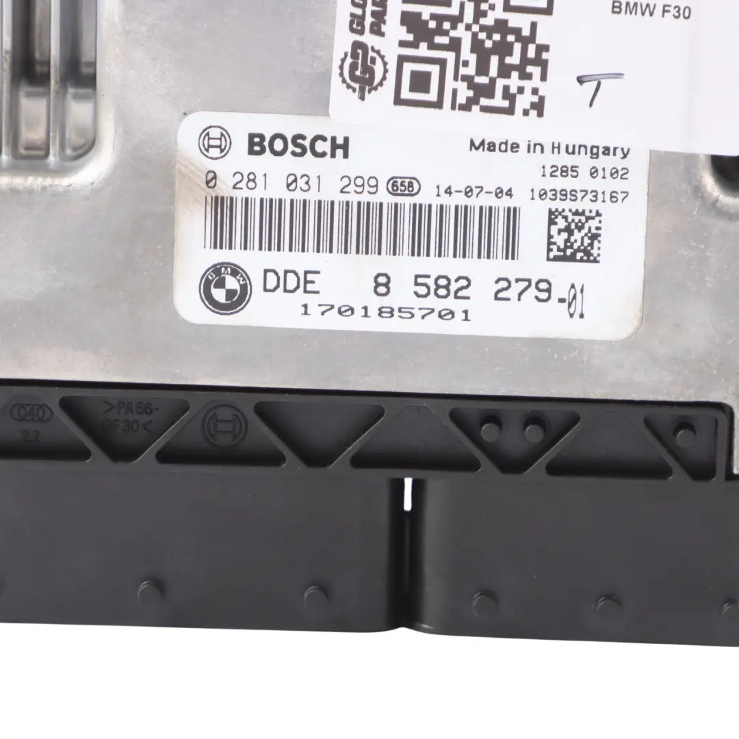 Module Control Unit ECU DDE ed 420d N47N 163HP 8582279 to BMW F30 F32 320d Engine with Part number 8576333 BMW F30 F32 320d Engine Module Control Unit ECU DDE ed 420d N47N 163HP 8582279 - SKU 8582279-7 - Part number 8576333