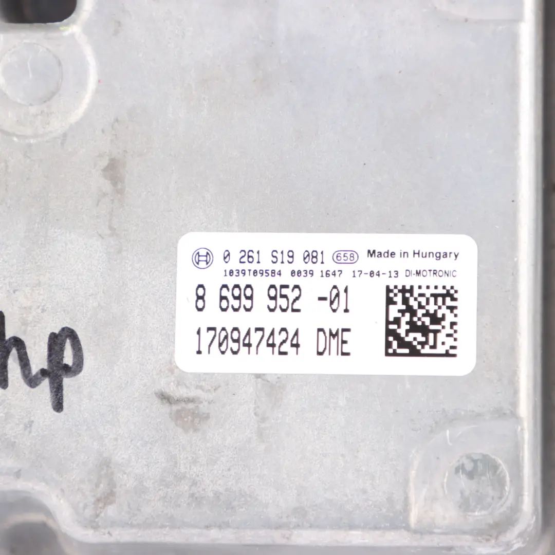 Mini F60 B48 231HP Petrol Engine Control Unit ECU DME Manual - SKU 8699952 - Part number 8699952