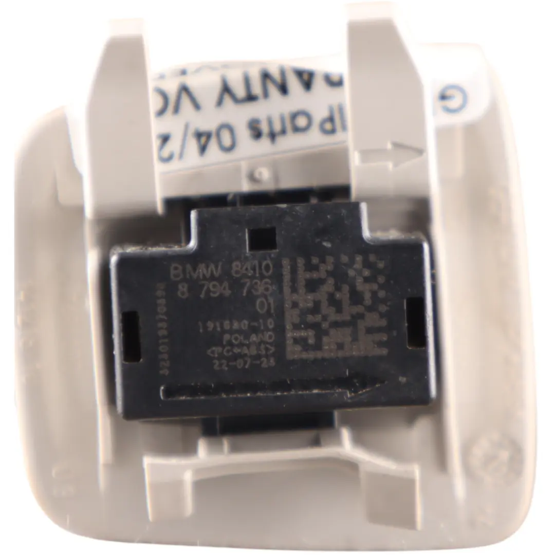 Mikrofon Głośnomówiący Beżowy do BMW G11 G12 LCI G20 G21 G30 G31 o numerze 8794736 BMW G11 G12 LCI G20 G21 G30 G31 Mikrofon Głośnomówiący Beżowy - SKU 8794736-1 - Numer Części 8794736