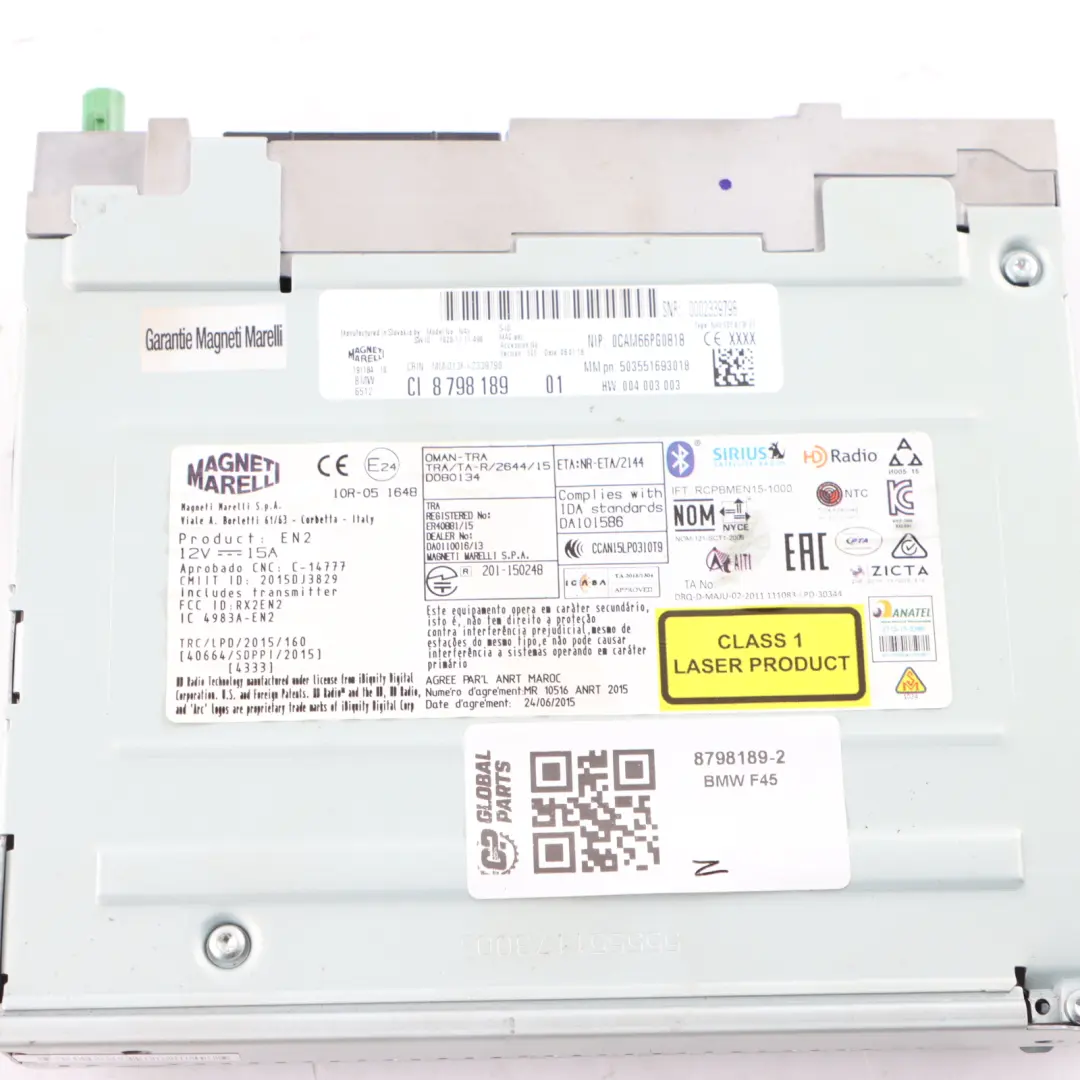 Basic Head Unit BMW F45 X1 F48 Mini F55 F56 Sat Navigation Radio Stereo to with Part number 8798189 Basic Head Unit BMW F45 X1 F48 Mini F55 F56 Sat Navigation Radio Stereo - SKU 8798189-2 - Part number 8798189